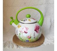 Bollitore per il tè in smalto, pentola per fornello, brocca per acqua e succo a