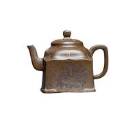 Bollitore per il tè Originale Antica Teiera Quadrata Changle Cotta A Legna, Set Da Tè Kung Fu For La Cerimonia Del Tè Teiera con Infusore
