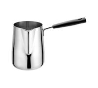 Bollitore per latte in acciaio , 600 ml, design facile da versare, riscaldamento rapido, multiuso, per tè e caffè, compatibile con cioccolata calda, per cucina, ufficio, molto L