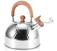 Bollitore per piano cottura, bollitore a gas da 3 litri con fischio, bollitore in metallo a ebollizione rapida, bollitore da campeggio per stufa a gas da cucina, fornello a induzione