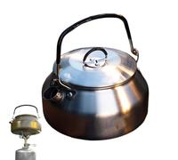 Bollitore per Tè 0,8L,Bollitore ad Acqua in Acciaio Inossidabile con Maniglia Pieghevole - Scaldacqua Dispenser Per Caffè Cucina Viaggio Campeggio Ufficio Piano Cottura