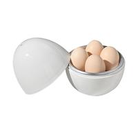 Bollitore per uova - Bollitore per uova da 4 a 6 minuti - Bollitore per uova sode - Bollitore per uova per forno a microonde - Vaporizzatore per uova sode e morbide - Elettrodomestici da cucina per
