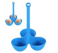 Bollitore per uova in silicone - produttore di uova cotte, scatola per cradle | Egging Shelter Dispender Rack in metallo - Supporto di memoria Display piano di lavoro nero, fornello resistente alle