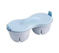 Bollitore per uova per microonde, bollitore per uova per microonde, bollitore per riso per uova, bollitore per uova compatto per il mio forno a microonde, cucina da pranzo a 2 cavità, macchina veloce