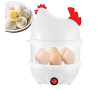 Bollitore per uova,Preparatore per la colazione a doppio strato | Macchina per cucinare uova a forma di pollo per cucina ristorante bambini adulti scuola palestra