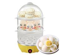 Bollitore per uova veloce - Cooker per uova a 3 livelli con auto-spegnimento - Per Appartamenti Ristoranti Hotel E Camere Universitarie