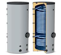 Bollitore pompa di calore 500 litri con due scambiatori fissi per produzione ACS