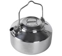 Bollitore Portatile da 1000ml in Acciaio Inox per Tè e Latte | Manico Ergonomico, Finitura Argento, Forme Eleganti, Uso Domestico e Fornello a Gas