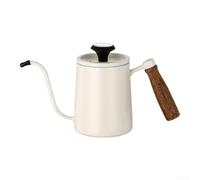 Bollitore Pour Over 600ml Beccuccio Precisione Flusso(white) | Termometro integrato, monitoraggio temperatura per preciso, estrazione per caffÃ¨ ottimale, 600ml capacitÃ , acciaio inox