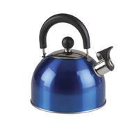 Bollitore Rovin da 2 litri in acciaio inossidabile blu che fischia quando l'acqu