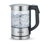 SEVERIN Mini bollitore digitale in vetro WK 3458 argento