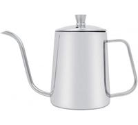 bollitore smaltato, Bollitore a collo d'oca lungo in acciaio inossidabile da 550 ml con grande capacità e coperchio for la cucina di casa caffetteria