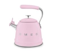 Bollitore SMEG WKF01PK 2,3L Rosa Acciaio Fischietto Universale