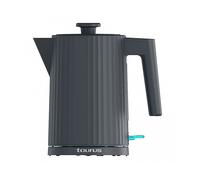 Taurus - Bollitore elettrico Jonic Tea | 2200 W | 1,7 L | Base girevole a 360° | Filtro anticalcare | Auto Off | Indicatore livello acqua | BPA Free | Design ergonomico | Alloggiamento cavo | Nero