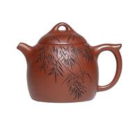 Bollitore Teiera di argilla viola retrò da 290 ml Pentola fatta a mano Minerale grezzo Bollitore di fango in discesa con filtro Zisha Teaset Teiere Caffettiera per tè, Latte, Caffè, Teiera da Ufficio