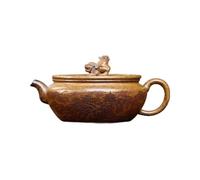 Bollitore Teiera Guanshan Creativa Con Drago E Leone, In Ceramica Retrò, Infusore For Tè Piatto Infusore Per Il Tè