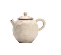 Bollitore Teiera in ceramica grossolana fatta a mano da 135 ml cava for cicala for uso domestico Bollitore for tè con sfera Holr Filtro Teaset Infusore Per Il Tè(B 9.5X8.2CM 135ML)