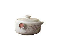 Bollitore Teiera in ceramica Ru Kiln blu e bianca, for uso domestico, piccola, con una sola mano, pezzo aperto, può contenere tè in porcellana Infusore Per Il Tè