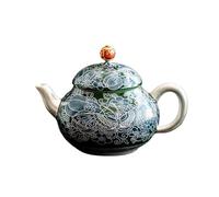 Bollitore Teiera in filigrana d'argento dorato, in ceramica, for uso domestico, piccola teiera singola for infusione, set da tè Kung Fu, Xishi di lusso, leggera e alta qualità Infusore Per Il Tè