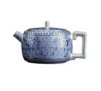 Bollitore Teiera in filigrana d'argento dorato, set da tè Kung Fu, lusso raffinato, in oro e argento, teiera in ceramica for uso domestico, piccola a bolle singola Infusore Per Il Tè