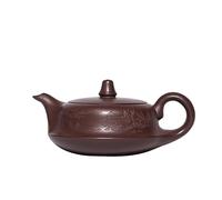 Bollitore Teiere Caffettiera 190 ml Teiere in argilla viola Pentola fatta a mano Minerale grezzo Bollitore for fango viola Collezione di set da tè Zisha per tè, Latte, Caffè, Teiera da Ufficio