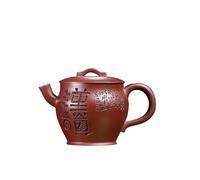 Bollitore Teiere di argilla viola da 120 ml Pentola fatta a mano Minerale grezzo Fango Tea Maker Bollitore Filtro Zisha Tea Set Teiera cinese per tè, Latte, Caffè, Teiera da Ufficio