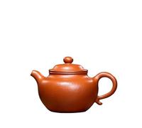 Bollitore Teiere di argilla viola da 210 ml Pentola fatta a mano Minerale grezzo Zhu Bollitore di fango Set da tè cinese Zisha Teiere Caffettiera per tè, Latte, Caffè, Teiera da Ufficio