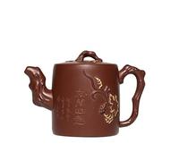 Bollitore Teiere in argilla viola da 340 ml Pentola fatta a mano Bollitore for fango minerale grezzo con infusore Set da tè cinese Zisha for teiera cinese per tè, Latte, Caffè, Teiera da Ufficio
