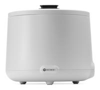 HENDI Bollitore per zuppa, UNIQ, scaldavivande zuppe, scalda zuppa, Buffet server, elettrico, sistema di bagnomaria, rotondo, 8L, 220V, 500W, ø366x(H)325mm, acciaio inox, Alu, PP, bianco