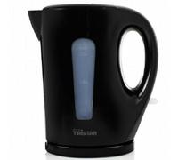 Tristar WK-3384 bollitore Elettrico 2200, plastica, Nero, W, 1.7 Litri, Acciaio Inox