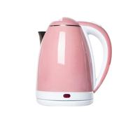 Bollitura rapida, bollitore elettrico in acciaio inossidabile 304, bollitore per caffè, 2 l, 1500 W, beccuccio per versare facilmente e protezione contro l'ebollizione a secco, rosa, 2 l. XXZ
