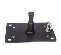 BOLLUMA 6 cm Baby Pin Wall Mount Plate Wall Mount Mount Staffa in metallo Braccio con perno da 5/8 "Anello da appendere per fotografia Flash Monolight Softbox Ring Light