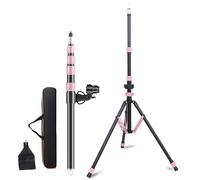 BOLLUMA Kit di supporto per luce fotografica, con braccio a braccio, supporto regolabile da 200 cm, prolunga da 168 cm, braccio di supporto con sacchetto di sabbia, alluminio portatile per anello luce