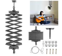 BOLLUMA Supporto da parete telescopico per plafoniera a pantografo da 43-200cm con piastra di montaggio a parete da 15cm, per fotografia, flash da studio, monoluce e altri dispositivi di illuminazione