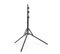 BOLLUMA Supporto per luce portatile da 180 cm, treppiede da viaggio in alluminio, regolabile, leggero, per studio fotografico, con vite da 1/4", carico di 2 kg, per luce ad anello, flash, softbox,