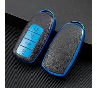 BOLNEY Custodia in TPU per Chiave Intelligente per Auto in Pelle a 4 Pulsanti per Chery Tiggo 8 PRO Tiggo 8plus Nuovo 5 Plus 7pro Custodia in TPU con Portachiavi Protettivo