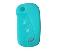 BOLNEY Custodia per Chiave in Silicone per Auto per Ford KA MK2 2008-2016 Custodia Portachiavi Pieghevole aftermarket a 3 Pulsanti Custodia Protettiva per Telecomando FOB
