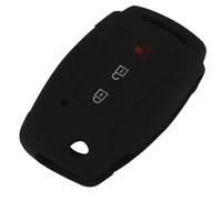 BOLNEY Custodia Protettiva per Chiave Auto in Silicone Flip per SsangYong 2015 2016 Tivoli Rexton Korando C 3 Pulsanti FOB Key