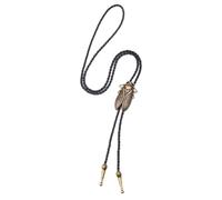 Bolo Tie per Carnevale Cravatta Intagliato Cicada Fibbia Decors Halloween Cravatta, Bronzo, As show