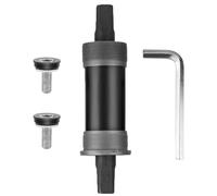 Boloest Bici Bottom Bracket 122,5 mm cartuccia quadrata foro conico asse parti della bicicletta mandrino manovella per Mountain Road Racing Bike (con chiavi e viti)