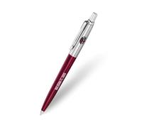Bologna FC Penna a Sfera, Design Elegante con Pulsante a Scatto, Disponibile in Bianco, Bordeaux e Blu (Rosso)
