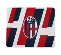 Bologna FC Tappetino Mouse Ufficiale, Design Stripe, 22 x 18 cm, Rosso/Blu/Bianco