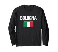 Bologna Italia Bandiera Italiana Italia Bologna Maglia a Manica