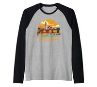 Bologna Italia Città italiana Souvenir di architettura europea Maglia con Maniche Raglan