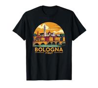 Bologna Italia Città italiana Souvenir di architettura europea Maglietta