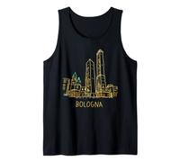 Bologna Italia disegnata a mano regalo uomini donne Canotta