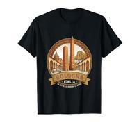 Bologna Italia Viaggio Souvenir Città Regalo Maglietta