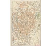 Bologna Map Journal: Vintage Map Notebook