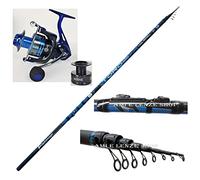 Bolognese Canna Con Mulinello Mare Scogliera Potente Pesca Carpa Carbonio MT. 6