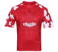 Bolognifi Maglia da calcio da uomo T-shirt da calcio Coppa Europa/America Felpa Fans Footy Mezze maniche(Canada,M)